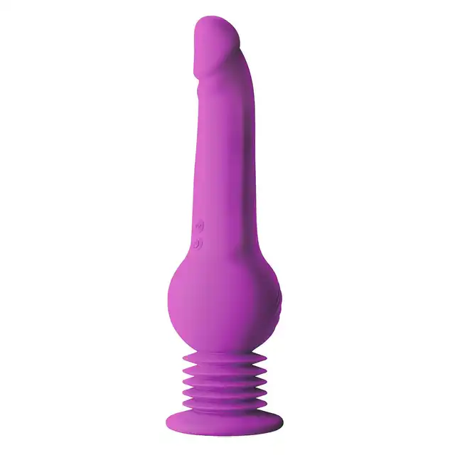 Blush - Impressions New York Gyroquake Dildo Purple. Ruchomy wibrator o realistycznym designie i ekscytujących funkcjach ruchu posuwistego i wibracji