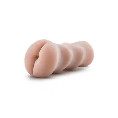 Blush - Enlust Cassie Beige. Ciasny masturbator anus Twojej seksownej partnerki AI, realistyczne żebrowane wnętrze z miękkiego materiału