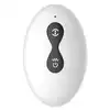 B-Series - Dual Tapping Anal Vibrator USB. Czarny silikonowy masażer prostaty z możliwością stymulacji jąder. Niesamowite doznania