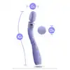 Wellness - Eternal Wand Purple. Silikonowa, lawendowa magiczna różdżka na pilota bezprzewodowego. Niesamowite doznania z 10 trybami wibracji