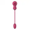Dreamtoys - Flexible Dual Stimulator. Niesamowity różowy pulsujący stymulator łechtaczki z wibrującym jajeczkiem, podwójna przyjemność
