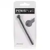 Penisplug - Penis Plug Piss Play black. Silikonowy dilator do cewki moczowej z wydrążonym środkiem