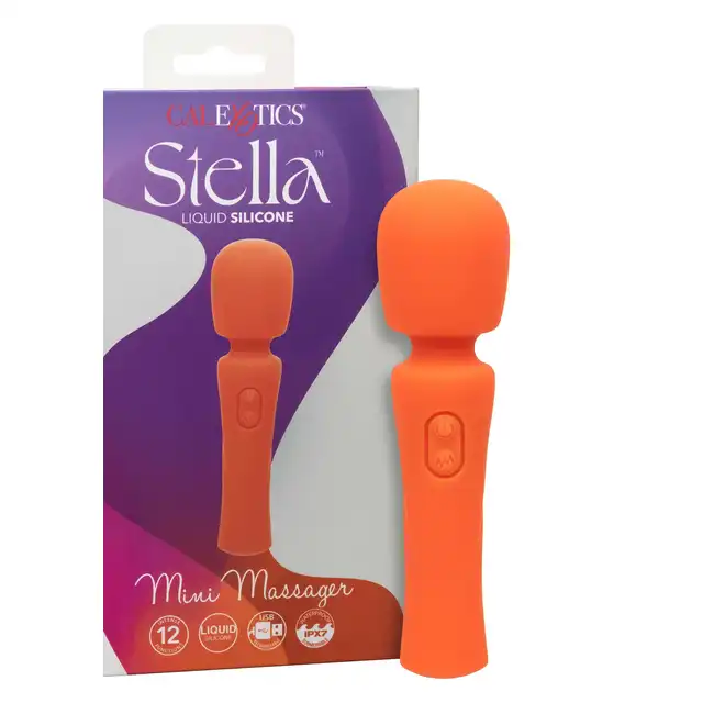 CalExotics - Stella Mini Massager. Niewielki wibrator magiczna różdżka do wibrującej eksploracji całego ciała, ciągłość doznań i wygoda obsługi