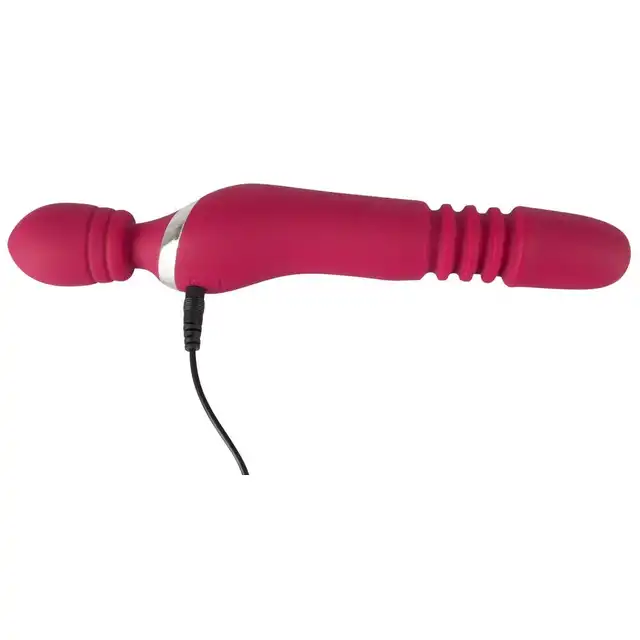 Javida - Warming &amp; Thrusting. Wielofunkcyjny wibrator z ruchomą główką z funkcją posuwu i podgrzewania, 7 trybów wibracji i 3 prędkości ruchu posuwistego
