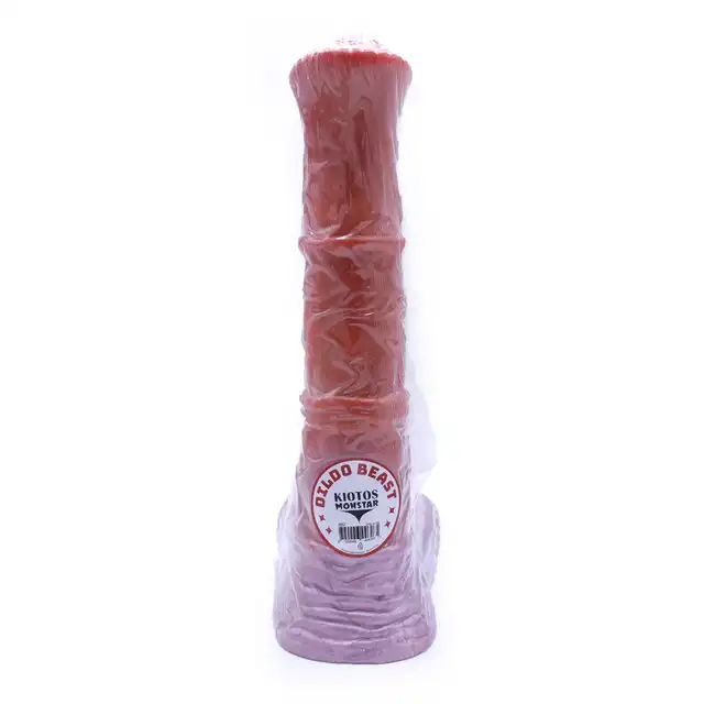 Kiotos Monstar - Dildo Beast 58 XL Squirt. Ogromne dildo w kształcie członka bestii, penis z wytryskiem. Bestia intensywnych doznań