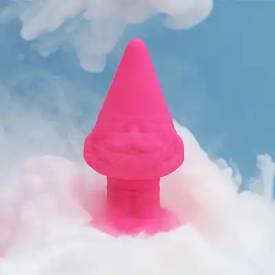 CalExotics - Anal Gnome Butt Plug. Różowy korek analny o unikalnym kształcie krasnala ogrodowego, Twój mały analny przyjaciel