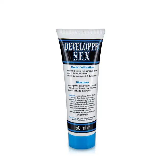 Concorde - Sex Development Cream 50ml. Innowacyjny krem stymulujący naczynia krwionośne penisa, wzbogacony ekstraktem z aloesu i alantoiną, zapewniający intensyfikację wzrostu