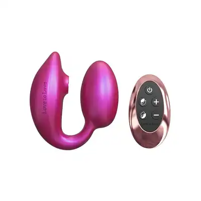 Love to Love - Wonderlover Pink - innowacyjny wibrator do punktu G oraz nowoczesny stymulator łechtaczki