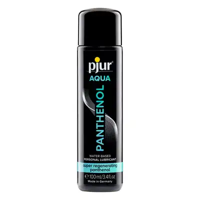 Pjur - Aqua Panthenol 100ml. Nawilżający lubrykant na bazie wody z formułą wzbogaconą o kojący pantenol 