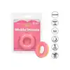 CalExotics - Dickin Donuts Silicone Ring. Pierścień na penisa o kształcie i wzorze donuta, słodkie gadżet wspomagający erekcję 