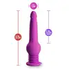Blush - Impressions New York Gyroquake Dildo Purple. Ruchomy wibrator o realistycznym designie i ekscytujących funkcjach ruchu posuwistego i wibracji
