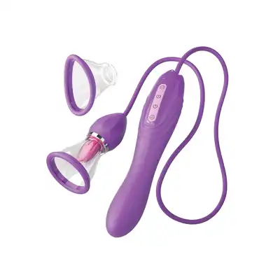 Pipedream - Ultimate Pleasure Max. Innowacyjna zabawka, zapewnia oszałamiającą stymulację oralną i wewnętrzną dzięki funkcji ssania, potężnym silnikom oraz zmotoryzowanemu językowi
