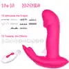 Boys Series - Flicking Wearable Vibrator. Podwójny wibrator z ruchomą główką i ruchomym języczkiem do łechtaczki, różnorodne tryby wibracji i wariacji