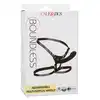CalExotics - Boundless Rechargeable Harness. Wibrujący strapon z regulowaną uprzężą na biodra i uda, wielofunkcyjna przygoda pełna intensywnych wrażeń