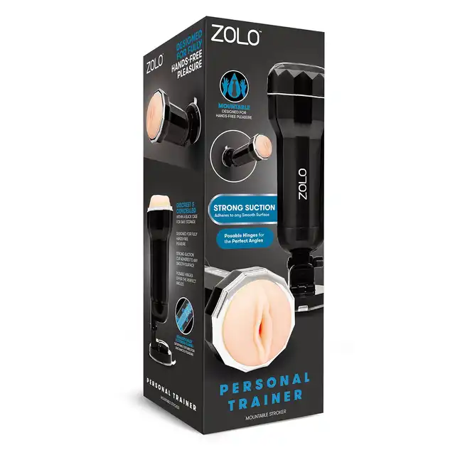 Zolo - Orginal Mount Discreet Stroker - dyskretny masturbator z przyssawką. Wodoodporny