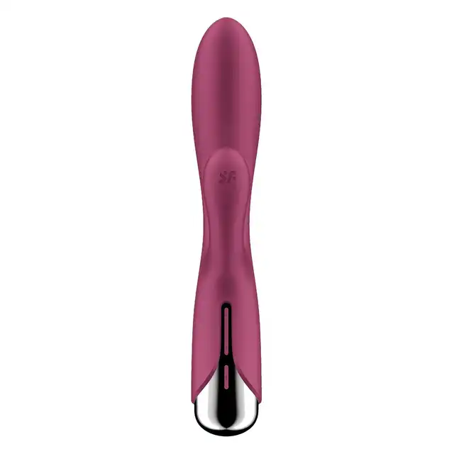 Satisfyer - Spinning Rabbit 1 Red. Wibrator z króliczkiem, który pieści łechtaczkę wibracjami, a punktowi G dogadza wibracjami i rotacją. Przygotuj się na nowe, orgazmiczne połączenie