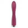 Satisfyer - Spinning Rabbit 1 Red. Wibrator z króliczkiem, który pieści łechtaczkę wibracjami, a punktowi G dogadza wibracjami i rotacją. Przygotuj się na nowe, orgazmiczne połączenie