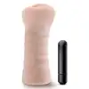 Blush - Enlust Destini Vibrating Stroker Beige. Realistyczna pochwa dziewczyny AI z wibrującym bulletem do spełniania fantazji erotycznych