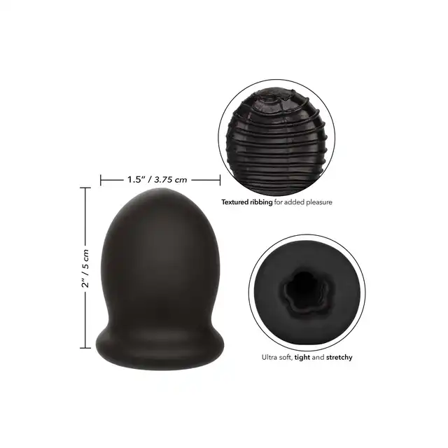 CalExotics - Boundless FTM Stroker 5cm. Masturbator o kieszonkowych wymiarach, ciasny i rozciągliwy materiał o dwóch stymulacyjnych teksturach