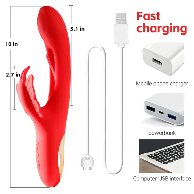 Boys Series - Butterfly Dual Flicking Vibrator. Innowacyjny wibrator, delikatne drgania skrzydeł motyla i języczka z potężnymi wibracjami, szeroki zakres doznań i trwałą przyjemność.