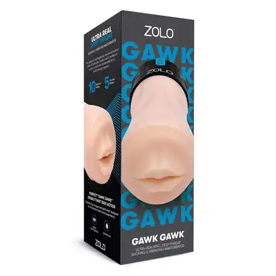 Zolo - Vibrating Deep Throat Gawk Gawk Blowbot - najnowocześniejszy symulator seksu oralnego! Głębokie i potężne 
