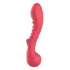 Amour – Flexible G-Spot Vibrator Aimee. Malinowy, profilowany wibrator do stymulacji punktu G z  żebrowaniem