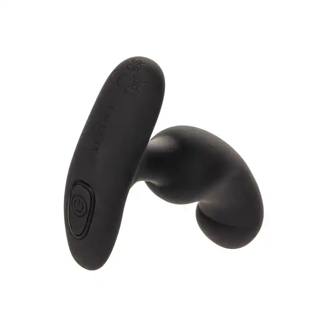 CalExotics - Rechargeable Curved Probe. Wibrujący stymulator prostaty z wyjątkową i ergonomiczną krzywizną, gładki wodoodporny materiał
