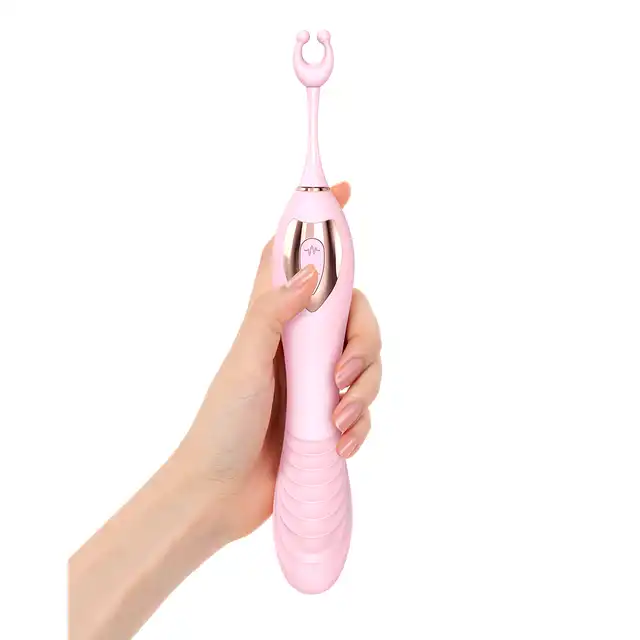 Love to Love - O Mega Pink - dwustronny wibrator - stymulacja łechtaczki, punktu G oraz stref erogennych w jednym! 