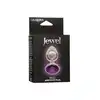 CalExotics - Jewel Small Amethyst Plug. Korek analny o bezszwowej metalowej konstrukcji z fioletowym kryształkiem w podstawie
