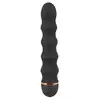 Bendy - Wavy Vibrator Black. Elastyczny wibrator rowkowy z miękką fakturą, 20 trybami wibracji, oferujący intensywną stymulację