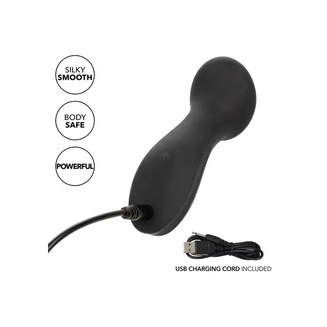CalExotics - Boundless Mini Massager. Mini masażer o zaokrąglonym kształcie, idealny do pełnego i intensywnego stymulowania