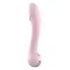 Amour – Flexible Vibrator Lea. Różowy silikonowy wibrator z lekkim wygięciem do subtelnej stymulacji punktu G