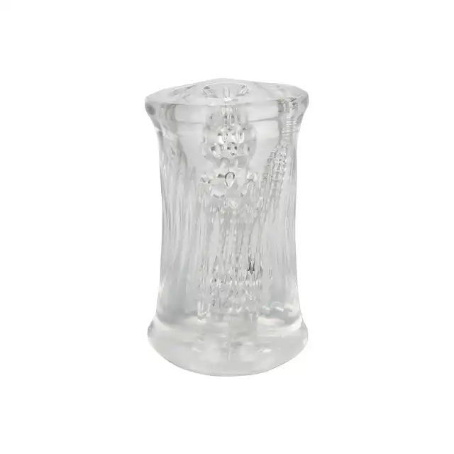CalExotics - Cyclone Triple Chamber Stroker. Żebrowany masturbator z trzema otworami penetracyjnymi, potrójna intensywność i przyjemność