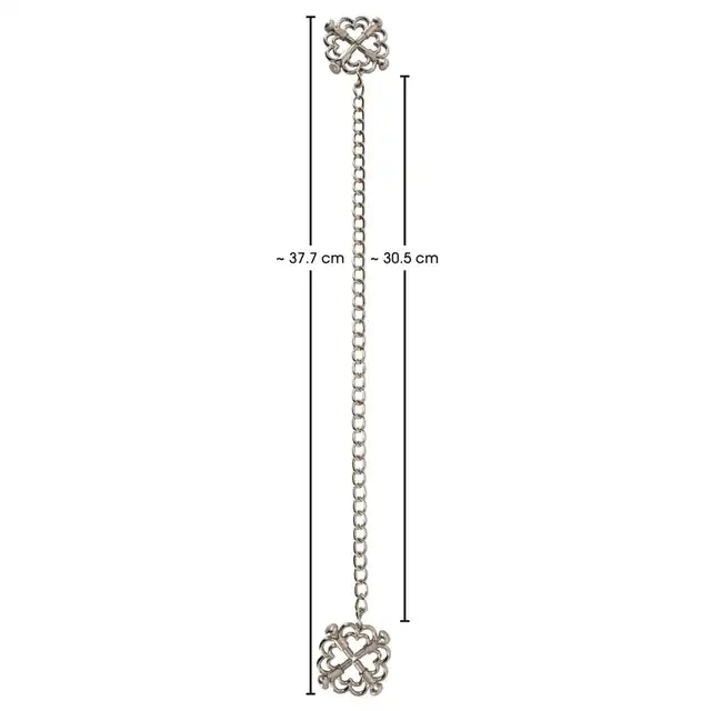 Bad Kitty - Nipple Jewellery With Metal Chain. Regulowane klamerki na sutki z łańcuszkiem, doskonała kombinacja elegancji i funkcjonalności