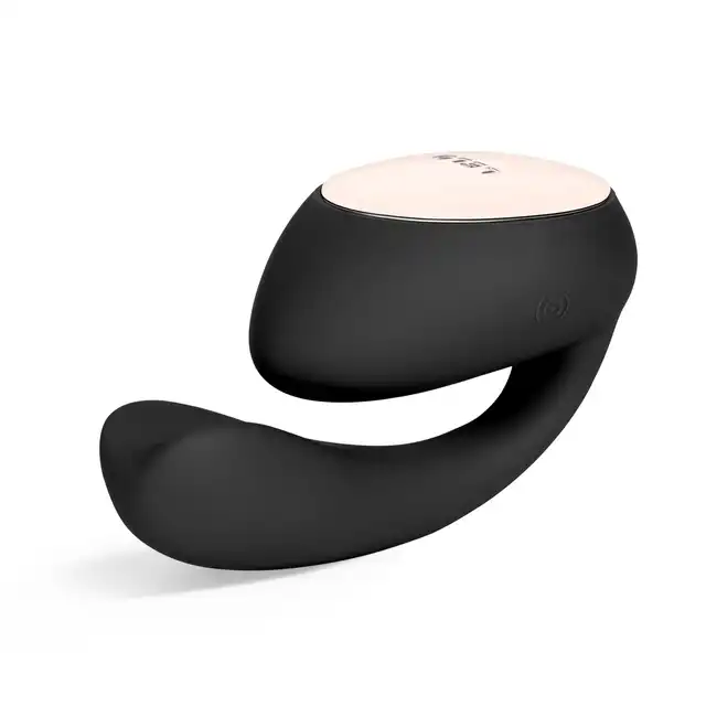 Lelo - Ida Wave. Podwójny stymulator na aplikację, wibrator łechtaczki i punktu G z obrotową końcówką o technologii WaveMotion
