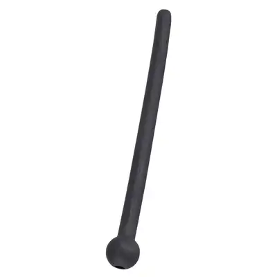 Penisplug - Penis Plug Piss Play black. Silikonowy dilator do cewki moczowej z wydrążonym środkiem