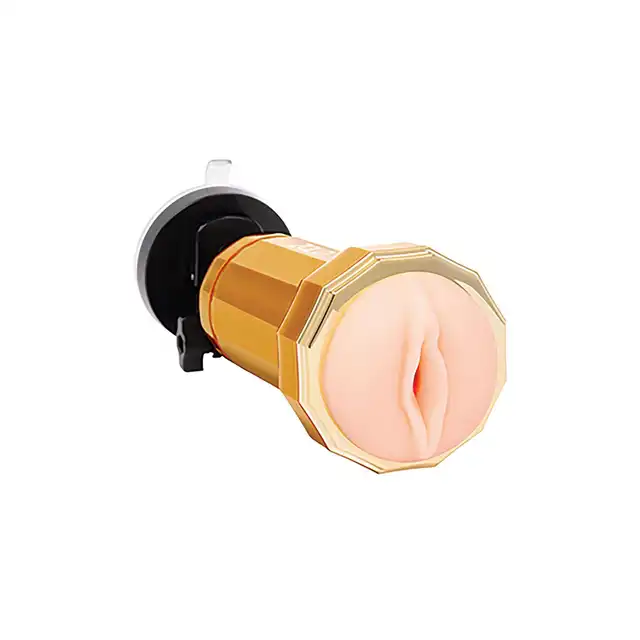 Zolo - Vibrating Mountaable Stroker - dyskretny masturbator w formie realistycznej waginy. Przyssawka 