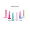 Love to Love - Dildoll Stargazer - wielokolorowe dildo z silikonu z dodatkiem brokatu! 