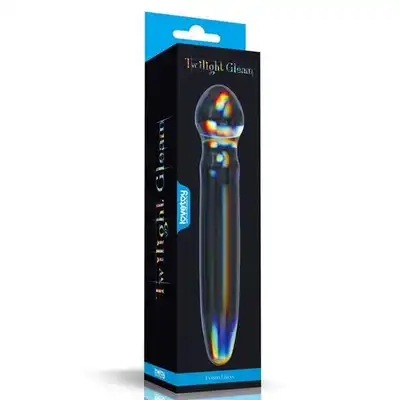 Twilight Gleam - Prism Glass Dildo - szklane dildo wykonane z trwałego materiału