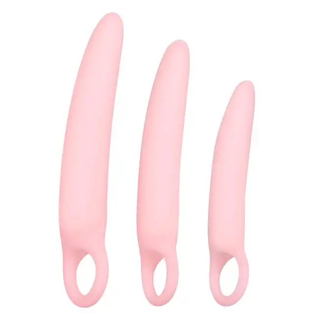 Sweet Smile - Vaginal Trainers. Zestaw idealnie zakrzywionych dild w różnych rozmiarach, wykonane z silikonowu soft touch