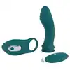 Couples Choice - RC 3in1 Vibrator. Zestaw wibrator do punktu G i ring erekcyjny, możliwość połączenia w cudowny stymulator podwójny, sterowanie za pomocą pilota
