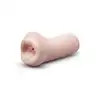 Blush - Enlust Candi Beige. Masturbator o realistycznym kształcie ust modelki AI, z żebrowaniem symulującym głębokie gardło, miękki i ciasny rękaw stymulacyjny