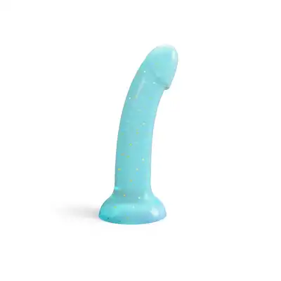 Love to Love - Dildoll Nightfall - nieziemskie dildo z silikonu z dodatkiem gwieździstego brokatu 