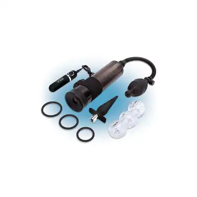 Zolo - 6 Piece Ultimate Performance Set - zestaw powiększający! Pompka, ringi, masturbator