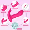 Boys Series - Flicking Wearable Vibrator. Podwójny wibrator z ruchomą główką i ruchomym języczkiem do łechtaczki, różnorodne tryby wibracji i wariacji