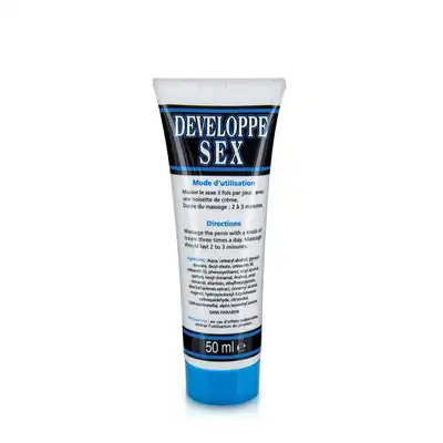 Concorde - Sex Development Cream 50ml. Innowacyjny krem stymulujący naczynia krwionośne penisa, wzbogacony ekstraktem z aloesu i alantoiną, zapewniający intensyfikację wzrostu