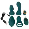 Couples Choice - Mini 4 Set. Zestaw do wszechstronnych zabaw seksualnych, zawierający różnorodne elementy wykonane z miękkiego silikonu o ergonomicznym kształcie