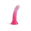 Love to Love - Dildoll Sunrise - dwukolorowe dildo z silikonu z dodatkiem brokatu!