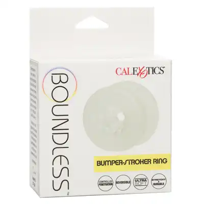 CalExotics - Boundless Bumper-Stroker Ring. Miękki, ciasny i rozciągliwy pierścień na penisa, który oferuje stymulujące doznania jako stoper lub stroker