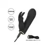 CalExotics - Raven Bunny. Mini wibrator podwójny z króliczkiem do łechtaczki, zanurz się w rozkoszach podwójnej stymulacji 